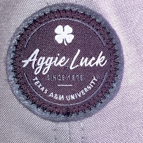 Pre Owned Gray Texas A&M Aggies Oxford Circle Adjustable Hat Top of The World - Picture 2 of 8